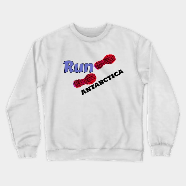 Hot Feet Run Antarctica Crewneck Sweatshirt by L'Appel du Vide Designs by Danielle Canonico